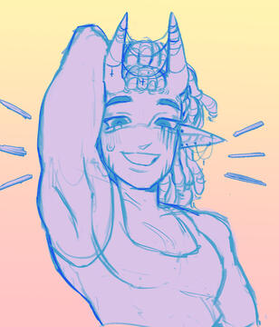 sketch bust